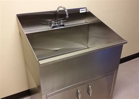 multi tub stainless steel industrial sink and cabinets|Commercial / Utility Sinks .